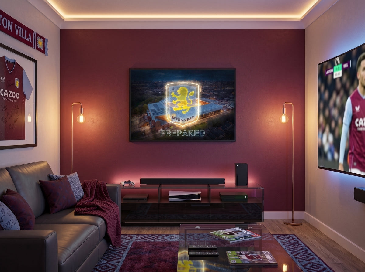 Aston Villa LED paveikslas – nuotrauka 8