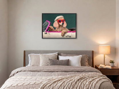 Parisian Poodle LED paveikslas – nuotrauka 8