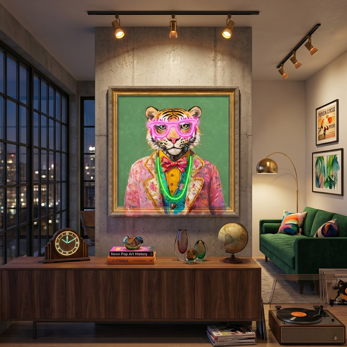 Fancy Tiger LED paveikslas – nuotrauka 5