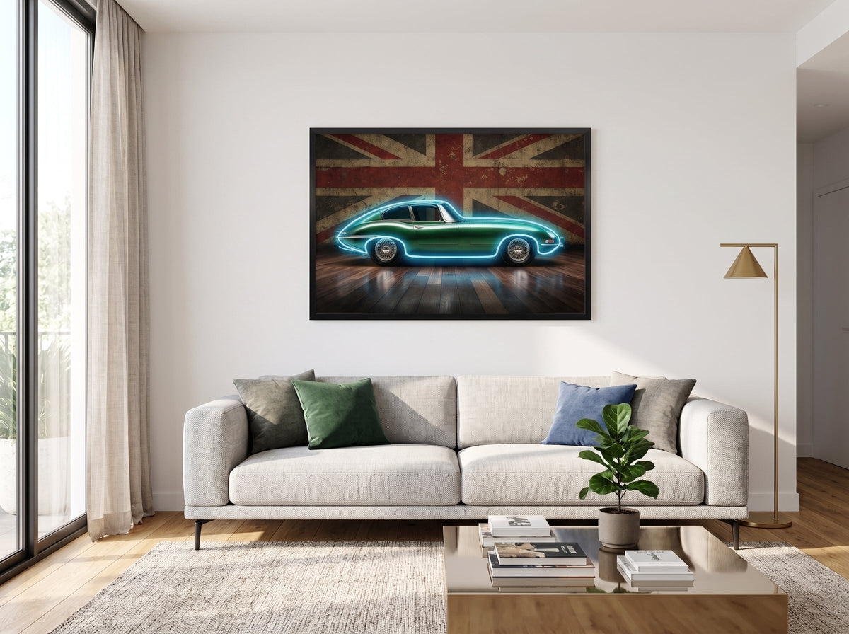 British Racing Green LED paveikslas – nuotrauka 6