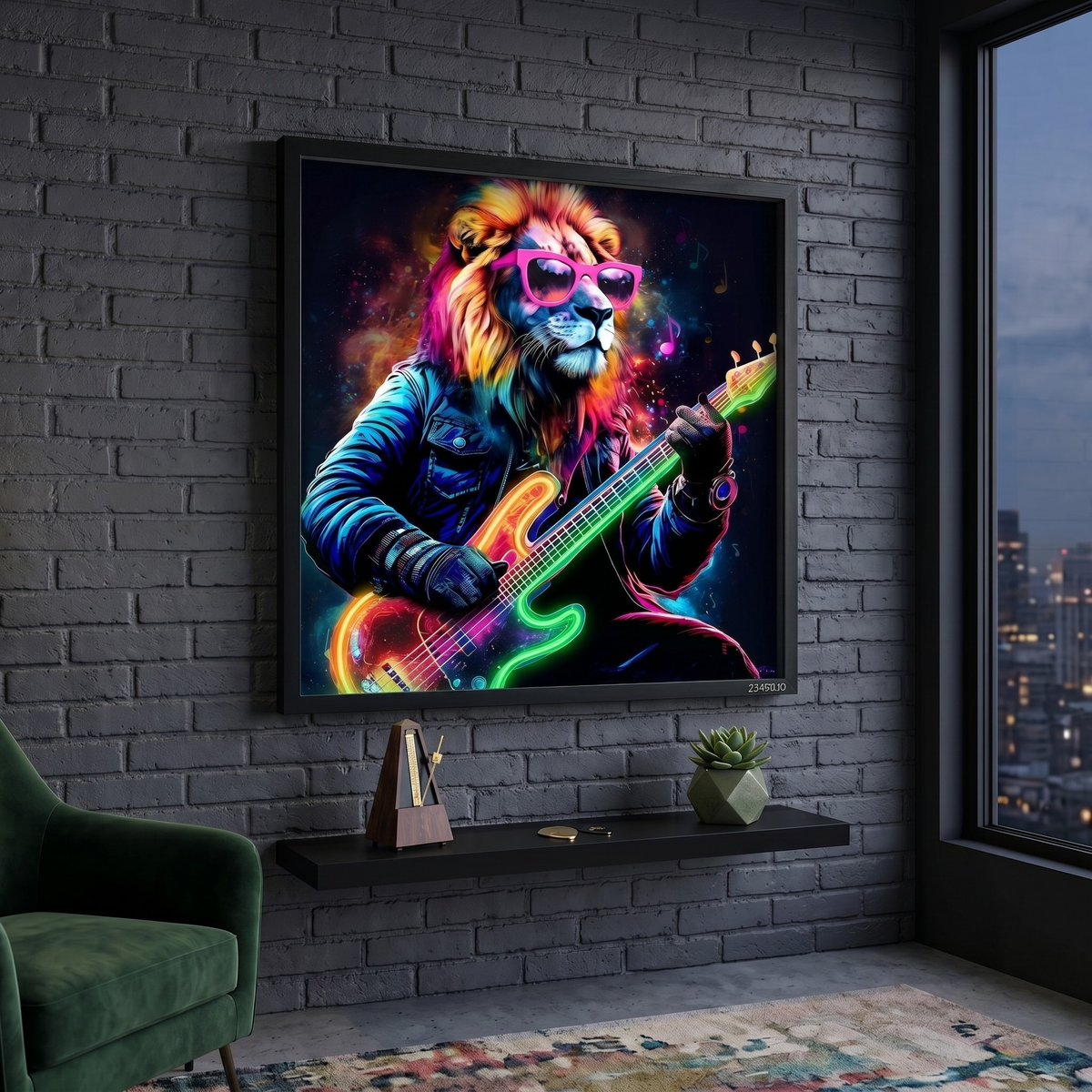 Rockstar Lion LED paveikslas – nuotrauka 8