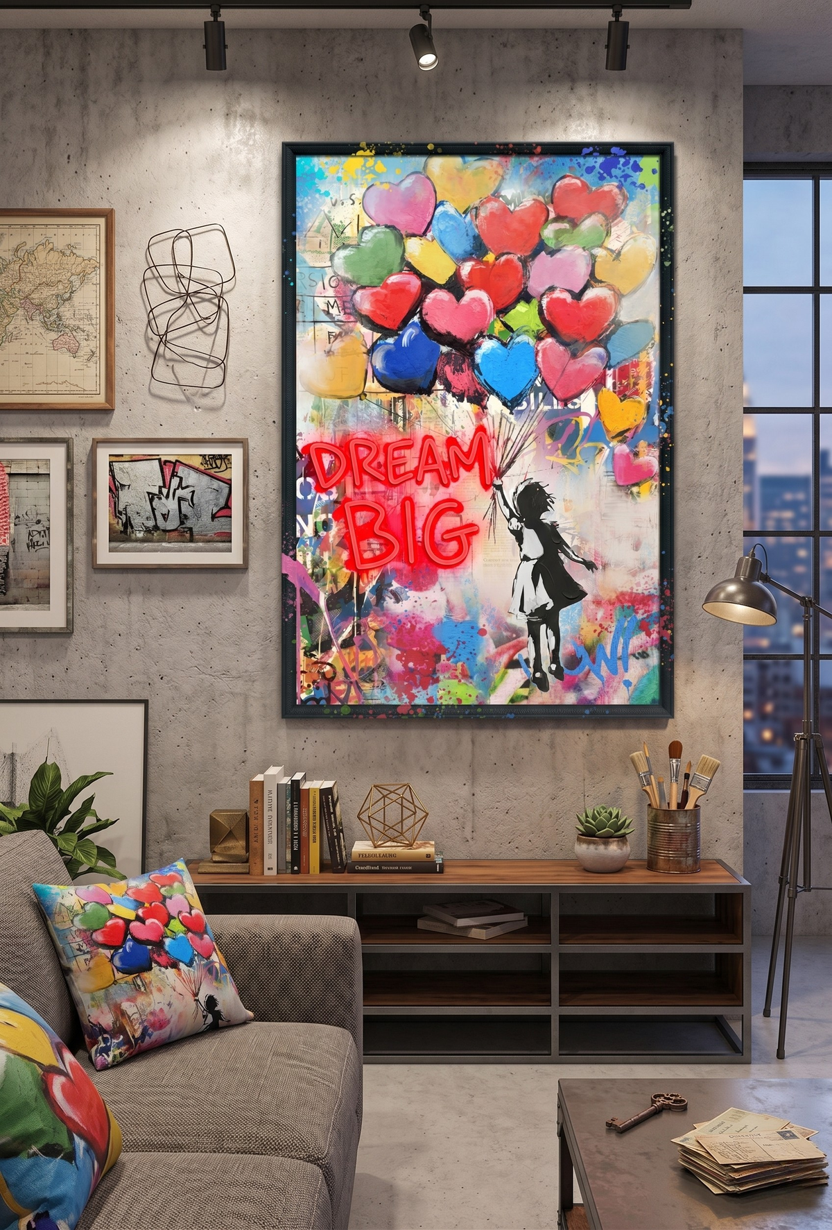 Dream Big LED paveikslas – nuotrauka 5