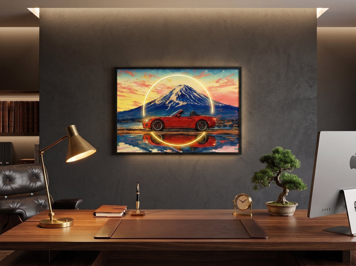 Sunset Roadster LED paveikslas – nuotrauka 6