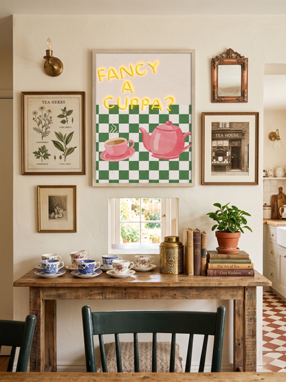 Fancy A Cuppa LED paveikslas – nuotrauka 2