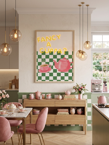 Fancy A Cuppa LED paveikslas – nuotrauka 8