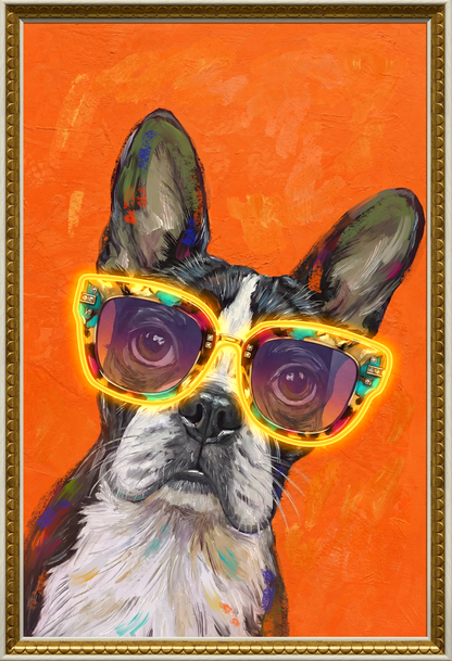 Cool Dog LED paveikslas – nuotrauka 3