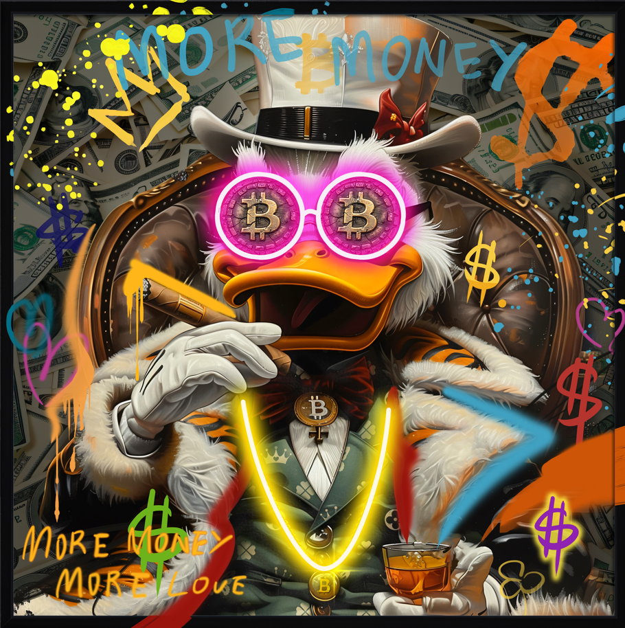Crypto King LED paveikslas – nuotrauka 3