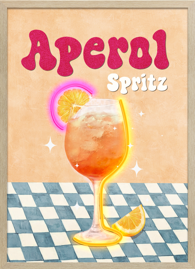 Aperol Spritz LED paveikslas – nuotrauka 2