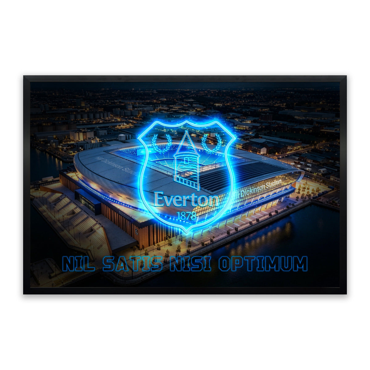 Everton – LED paveikslas, stadionas ir klubo ženklas