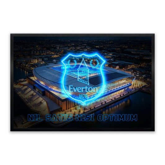 Everton – LED paveikslas, stadionas ir klubo ženklas