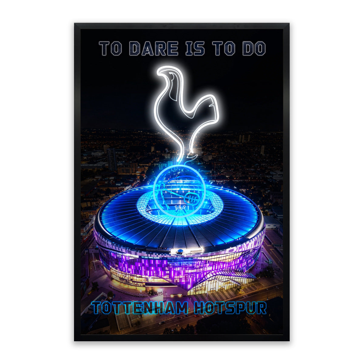 Tottenham Hotspur – LED paveikslas, stadionas ir gaidys